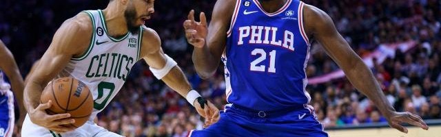 开云体育入口-恩比德：不被包夹能场均50分 塔图姆拥有超级球队